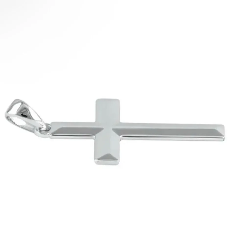 Sterling Silver Latin Cross Necklace Pendant New